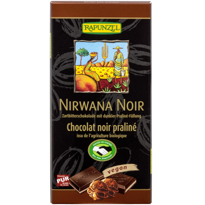 Nirwana Noir 50% mit dunkler Praliné-Füllung (100gr)